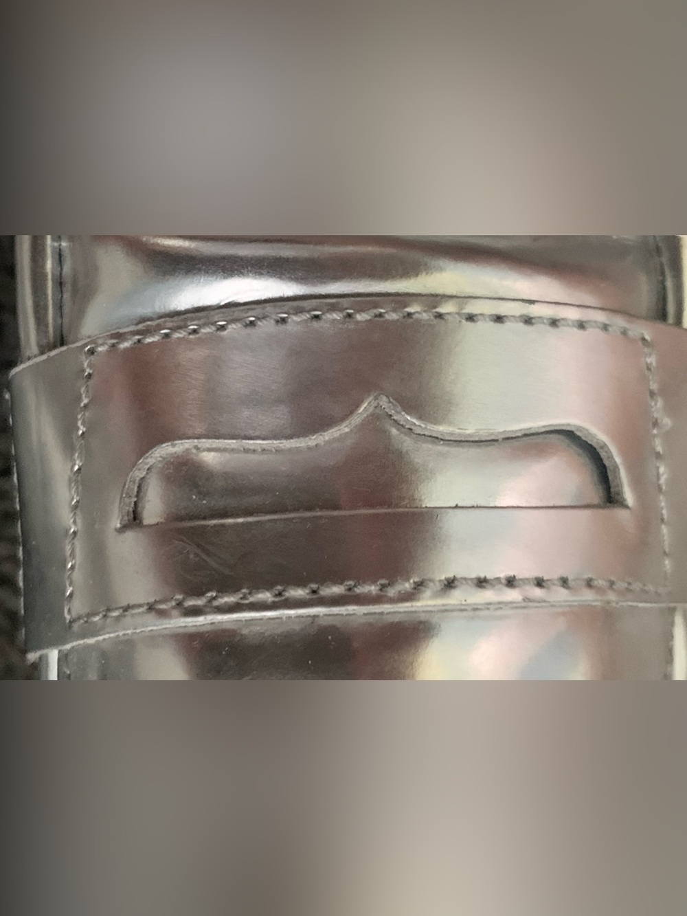 Classic Silver Penny Loafers - Picture 4 of 8